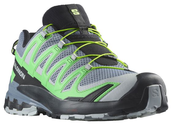 Chaussures de Trail Salomon XA Pro 3D V9 Gris/Vert