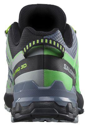 Chaussures de Trail Salomon XA Pro 3D V9 Gris/Vert