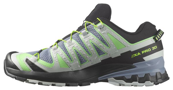 Chaussures de Trail Salomon XA Pro 3D V9 Gris/Vert