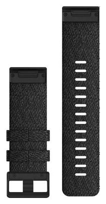 Bracelet Nylon Garmin QuickFit 26 mm Noir Chiné