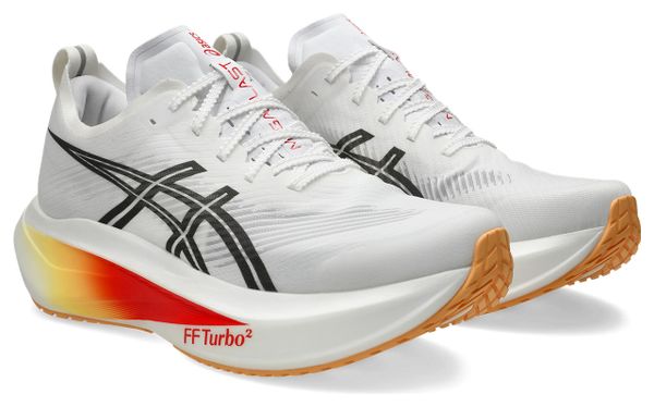 Scarpe da corsa Asics Megablast bianche/arancioni unisex