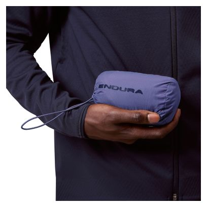 Giacca impermeabile Endura AllTrack Race Cape blu da uomo
