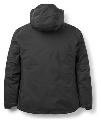 Giacca impermeabile Rab Downpour Mountain nera da donna