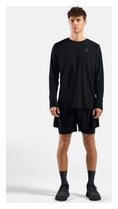 Odlo Zeroweight Chill-Tec Men's Long-Sleeve Jersey, Black