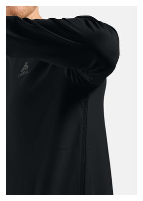 Odlo Zeroweight Chill-Tec Men's Long-Sleeve Jersey, Black