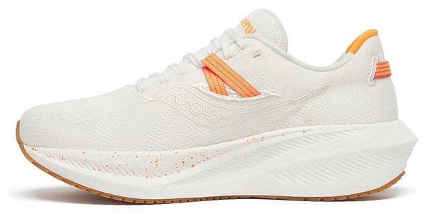 Saucony Triumph RFG Wit/Oranje Hardloopschoenen voor dames