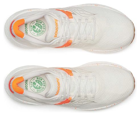 Saucony Triumph RFG Wit/Oranje Hardloopschoenen voor dames