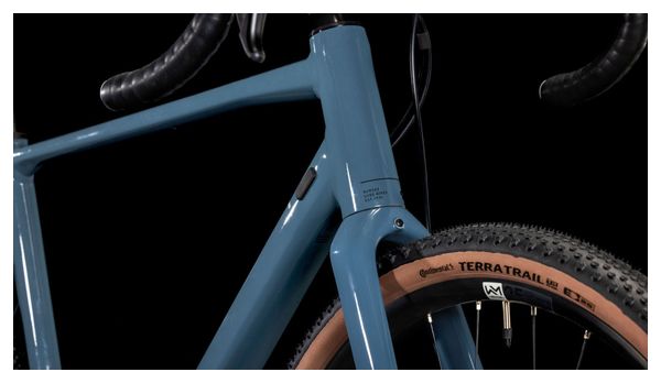 Vélo de Gravel Cube Nuroad EX Shimano GRX 12V 700 mm Bleu Whale 2025