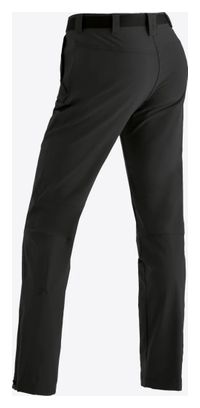 Pantaloni Maier Sports Inara Slim Donna Nero - Lunghezza corta