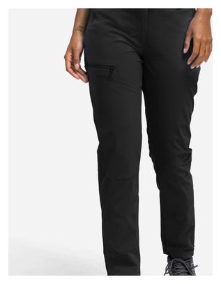 Pantaloni Maier Sports Inara Slim Donna Nero - Lunghezza corta