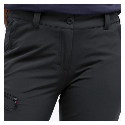 Pantaloni Maier Sports Inara Slim Donna Nero - Lunghezza corta