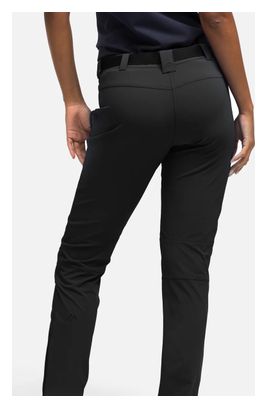 Pantaloni Maier Sports Inara Slim Donna Nero - Lunghezza corta