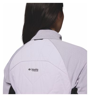 Veste Polaire Femme Columbia Arctic Crest Hybride Violet