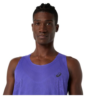 Débardeur Asics Metarun Violet Homme