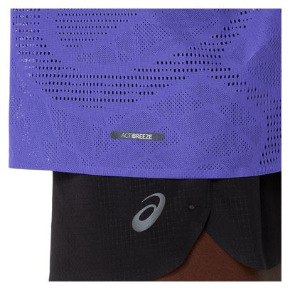 Débardeur Asics Metarun Violet Homme