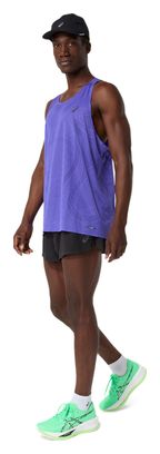 Débardeur Asics Metarun Violet Homme