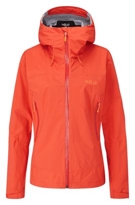 RAB Downpour Plus 2.0 Waterproof Jacket Orange Women