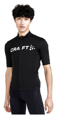 Craft Essence Bike Short Sleeve Jersey Zwart Wit