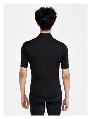 Craft Essence Bike Short Sleeve Jersey Zwart Wit