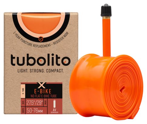 Tubolito X-Tubo E-Bike verstärkter Schlauch 27,5''/29'' Schrader 40 mm