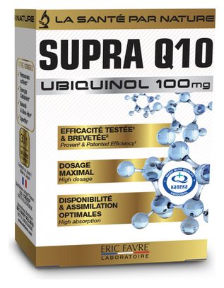 Compléments Eric Favre Supra Q10 Ubiquinol 30 capsules