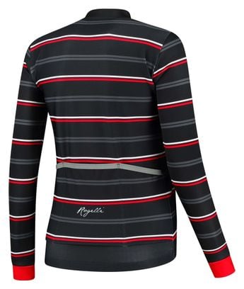 Veste Velo Hiver Rogelli Stripe - Femme - Noir/Rouge