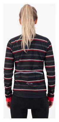 Veste Velo Hiver Rogelli Stripe - Femme - Noir/Rouge