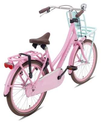 Vélo Enfant Valetta Cargo - Filles - 22 pouces - Rose / Menthe