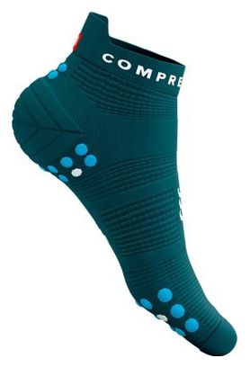 Compressport Pro Racing Socks v4.0 Run Low Shaded Spruce Blue