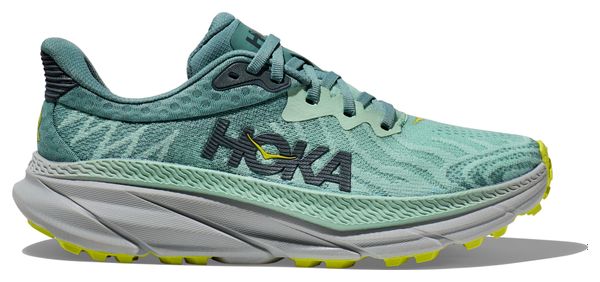 Chaussures de Trail Running Femme Hoka Challenger 7 Vert Jaune