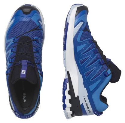 Zapatillas de trail Salomon XA Pro 3D V9 Azul/Blanco
