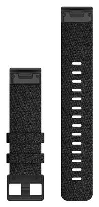 Garmin QuickFit 22 mm Nylon Armband schwarz meliert