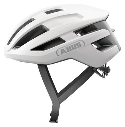 Casque Vélo ABUS Macator Blanc Perle – Taille L (58–62 Cm) – Homme/Femme