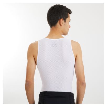 LeBram Galibier Unisex Sleeveless Base Layer White