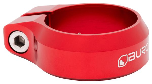 Refurbished Product - Burgtec Aluminum Saddle Clamp Red