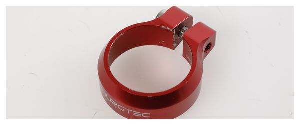 Refurbished Product - Burgtec Aluminum Saddle Clamp Red