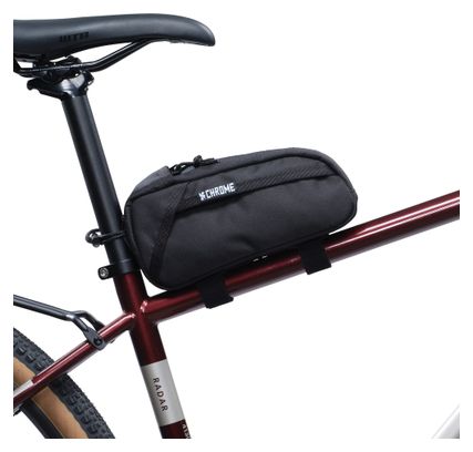 Holman Chrome Toptube Bag | 1L | Black