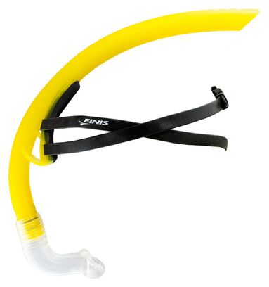 FINIS Stability Snorkel Yellow - Tuba Frontal Natation