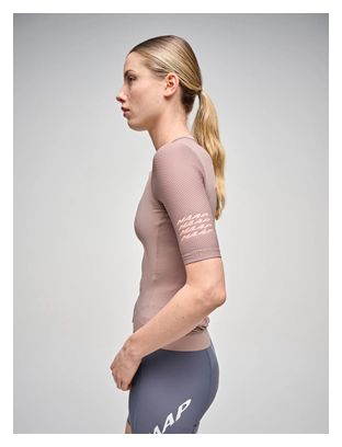 Maillot de manga corta Maap Emerge Marrón, Mujer 