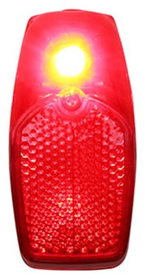 Feu Arrière Vélo Rouge Marwi - Made In France (occasion état Correct)