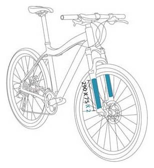 CLEARPROTECT Protector per dimensione forcella L