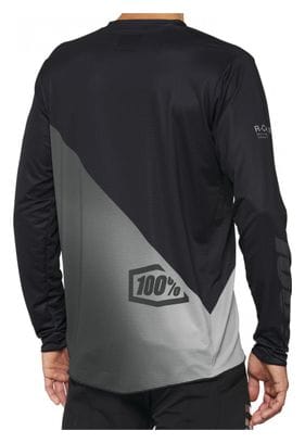 R-Core-X 100% Long Sleeve Jersey Black / Grey
