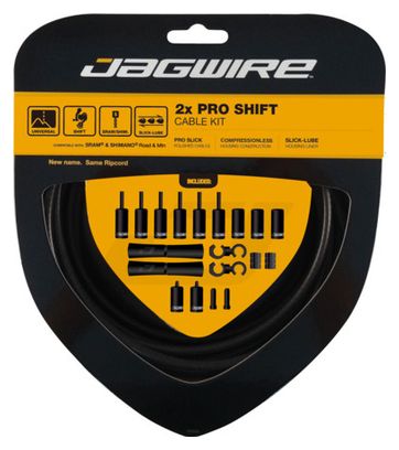 Jagwire 2x Pro Shift Kit Stealth Schwarz
