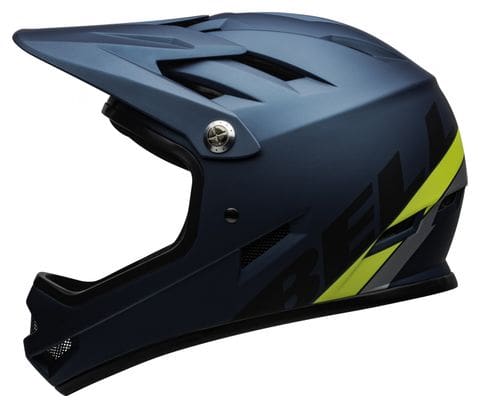 Casco integral Bell Sanction Azul Amarillo 2021