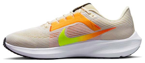 Chaussures de Running Nike Air Zoom Pegasus 40 Beige Jaune Orange