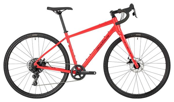 Gravel Bike Salsa Journeyer Sram Apex 11V 700mm Red Coral