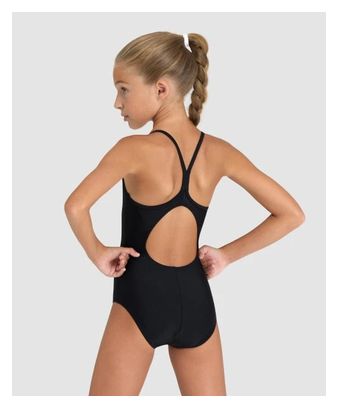 Girls Arena Swimsuit Light Drop Solid Black