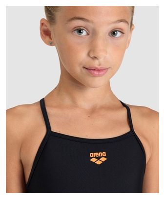 Badeanzug für Mädchen Arena Swimsuit Light Drop Solid Schwarz