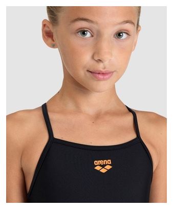 Girls Arena Swimsuit Light Drop Solid Black