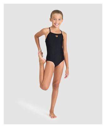 Badeanzug für Mädchen Arena Swimsuit Light Drop Solid Schwarz